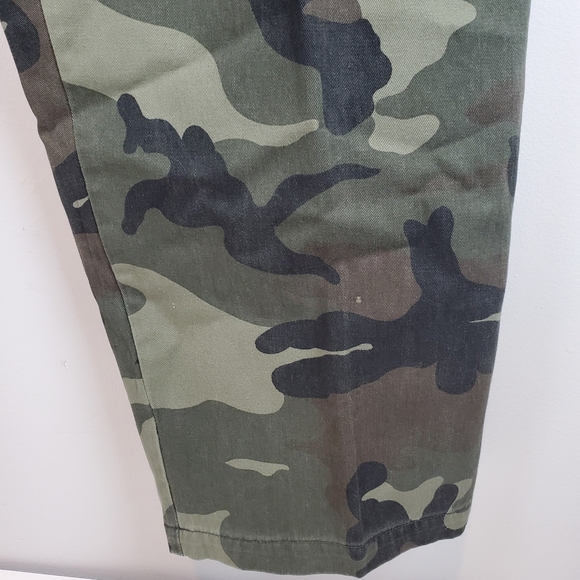 VTG Machine Jeans Camo Baggy Cargo Pants 36x30 Mens NWT Camoflage Twill Y2K - Picture 5 of 16